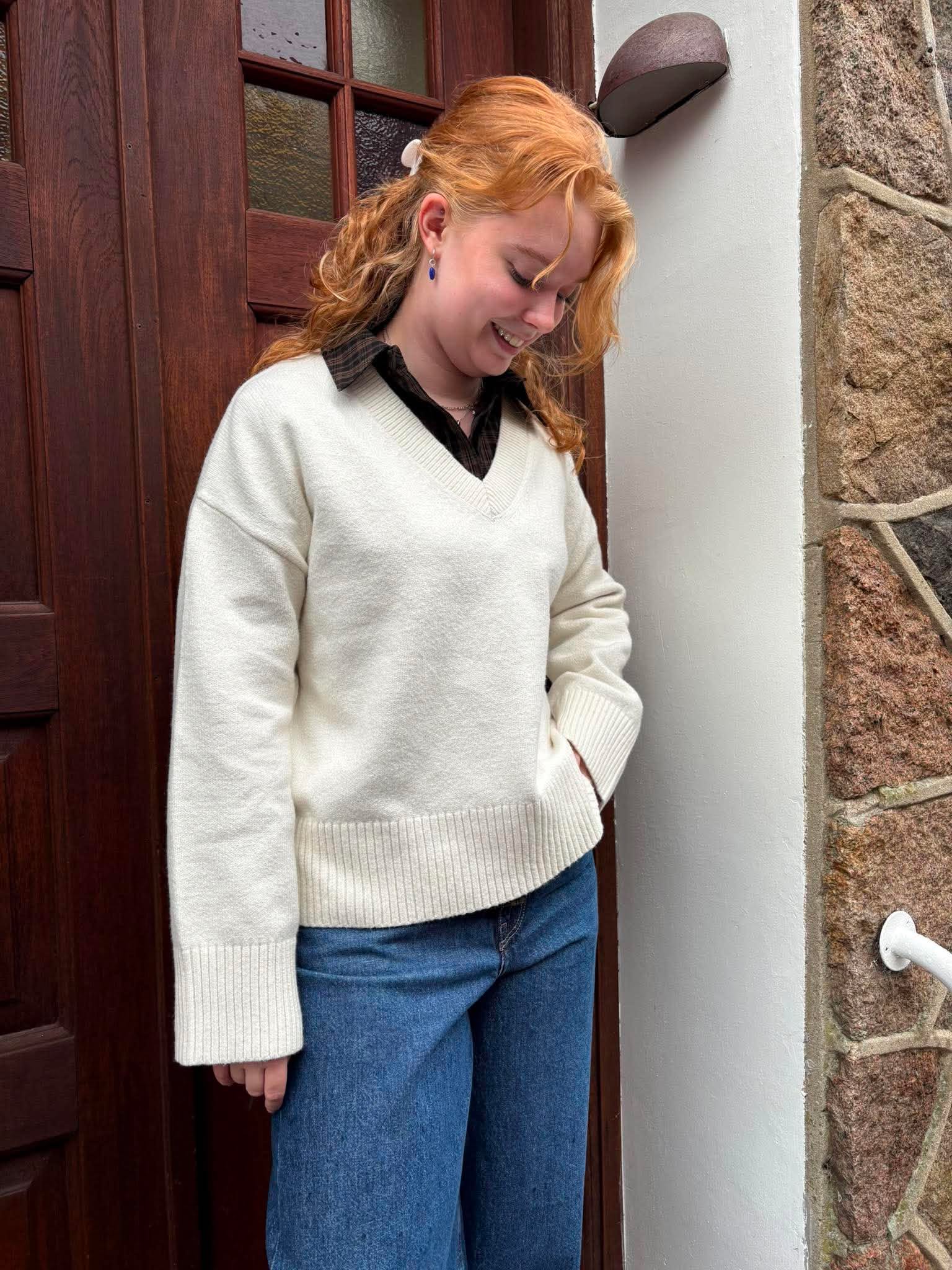JXELSA Pullover - Cloud Dancer