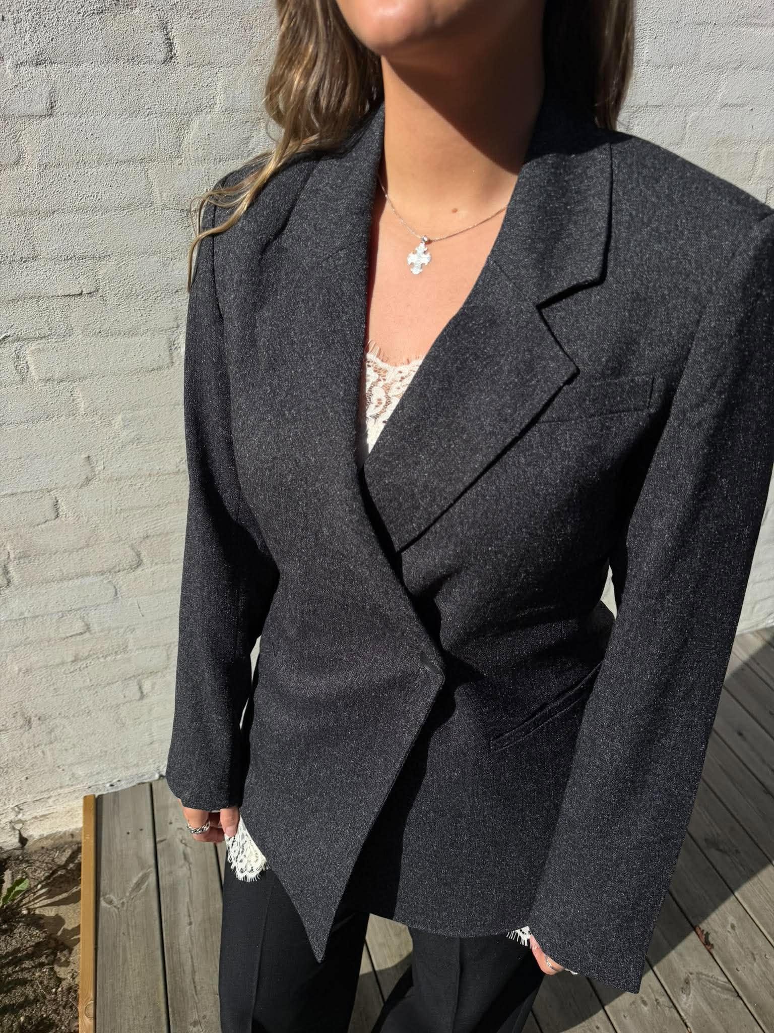 OBJSANJA Blazer - Black