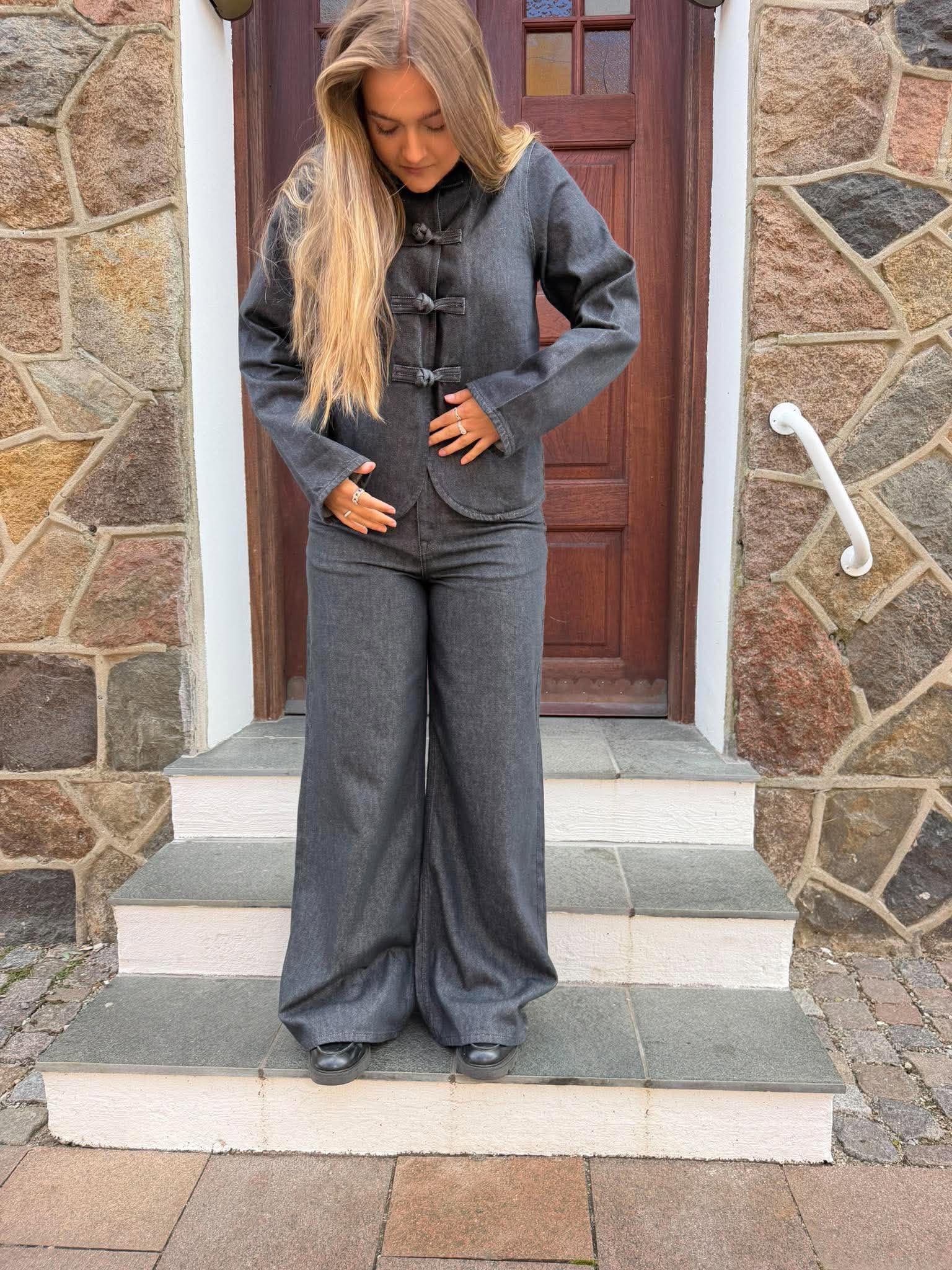 SLWEXTRA Jeans - Dark Grey Denim