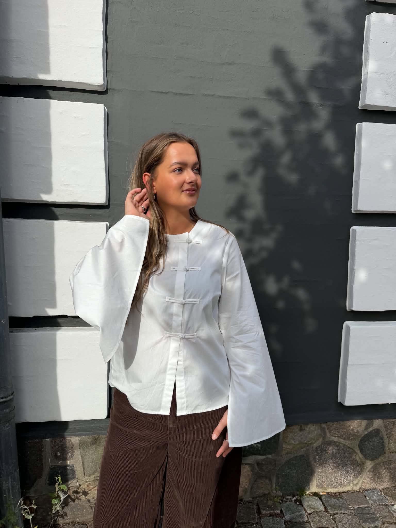 OBJJULIE Shirt - Cloud Dancer