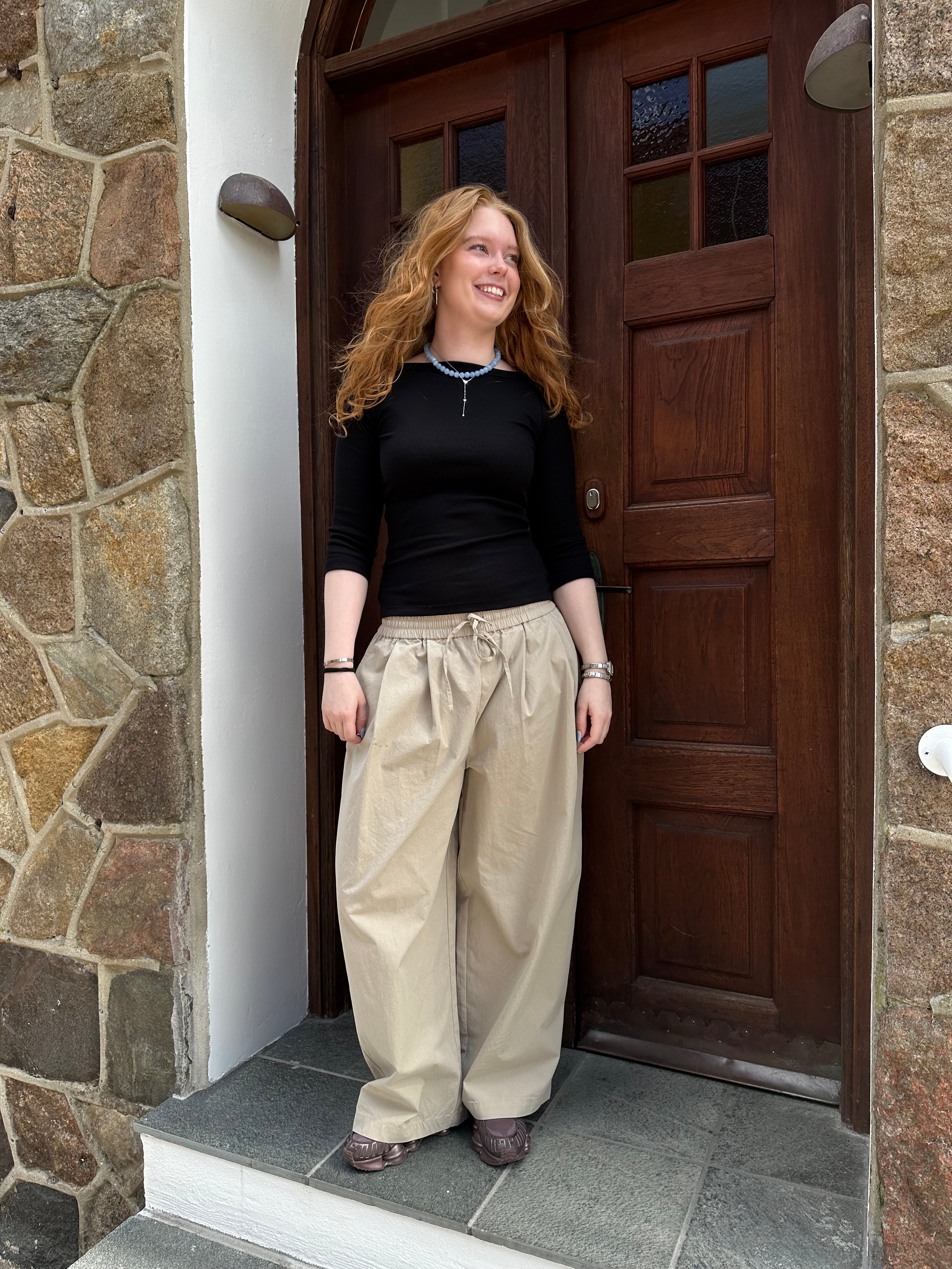 OBJBERTA Trousers - Humus