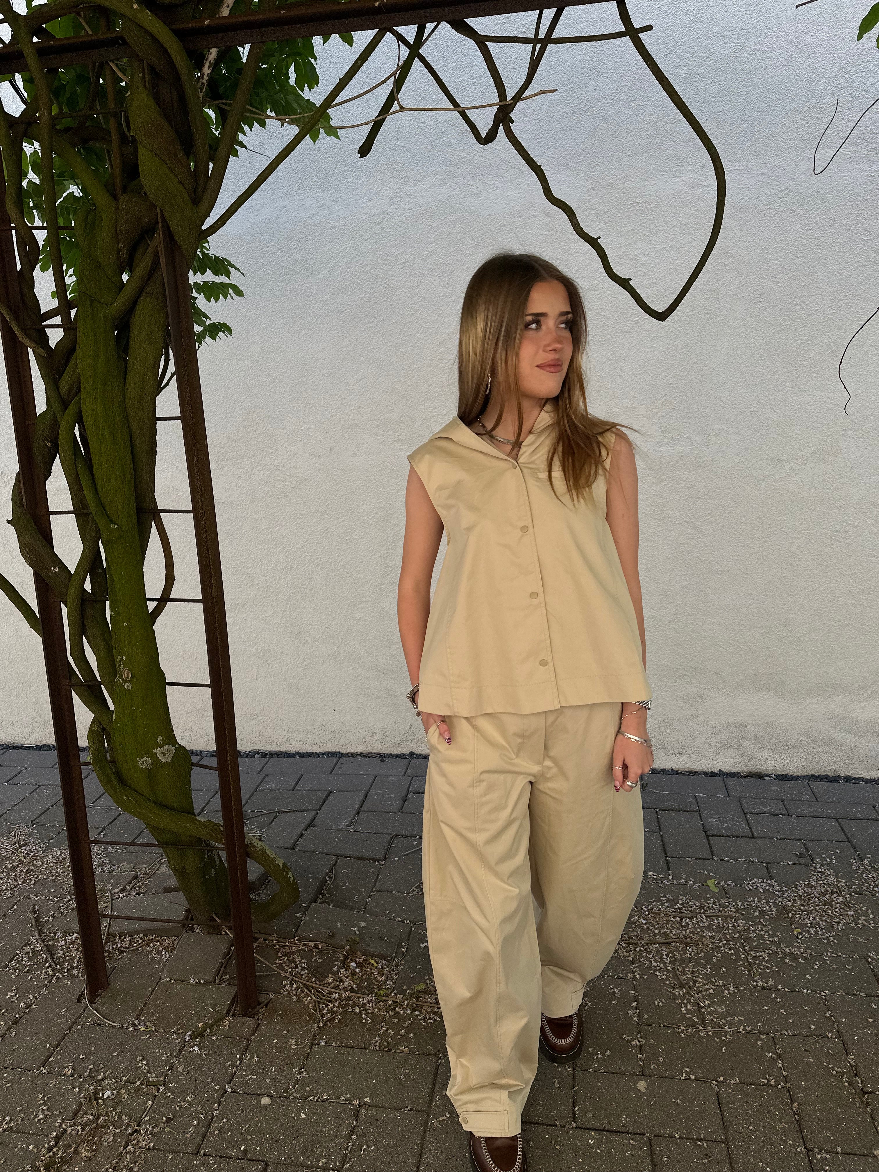 OBJSHANA Tailored Waistcoat - Humus