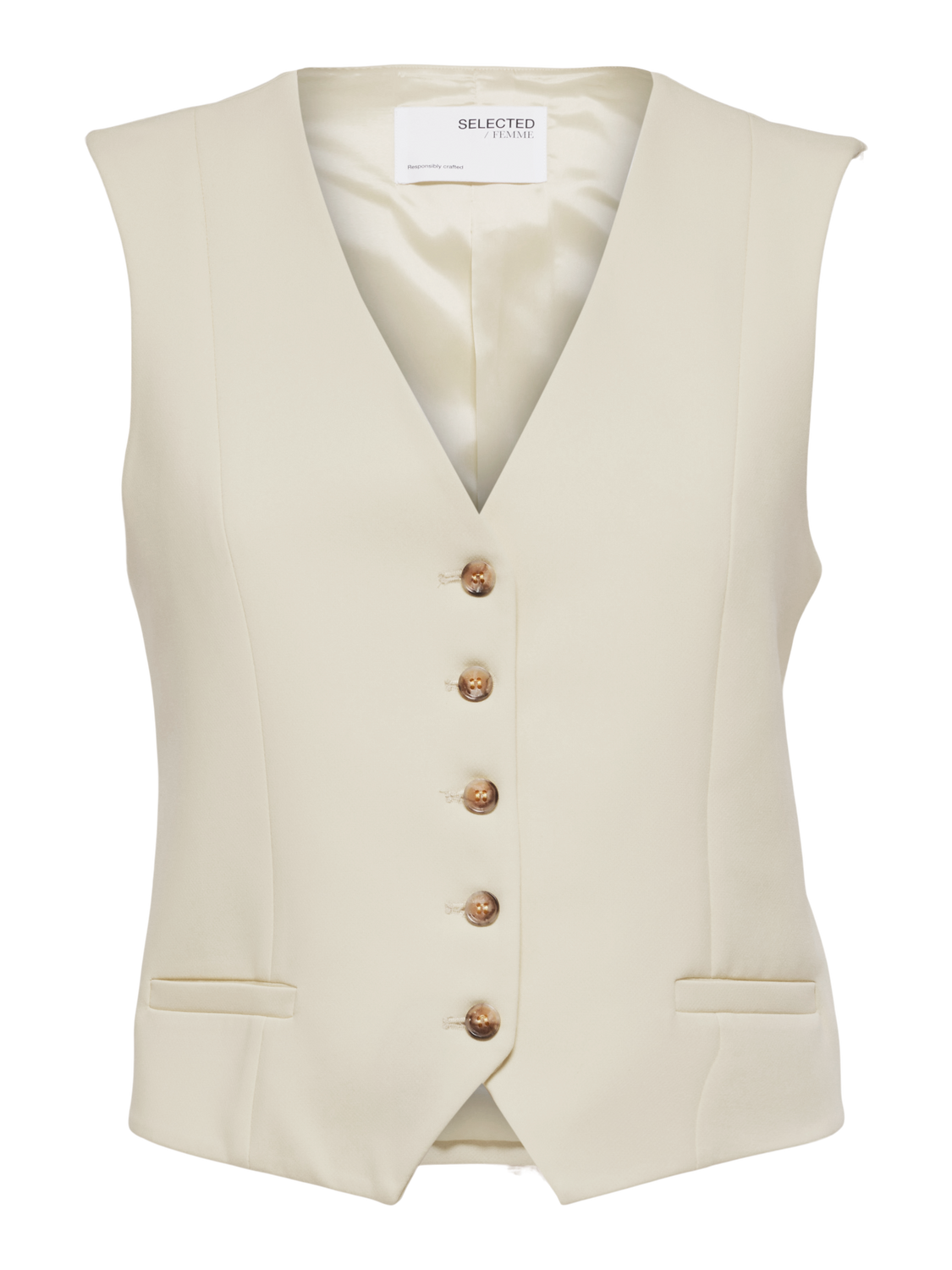 SLFRITA Waistcoat - Birch