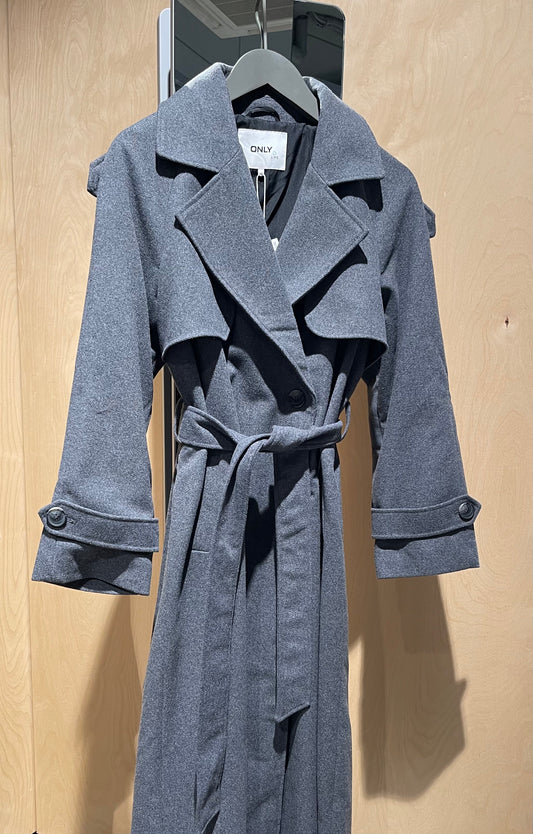 ONLMAISY Coat - Dark Grey Melange