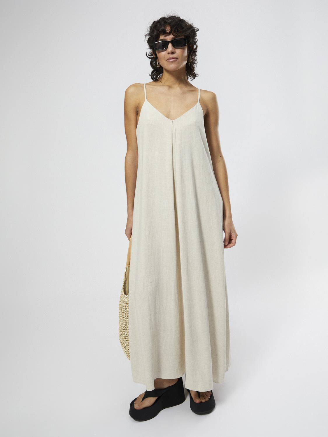 OBJSANNE Dress - Sandshell