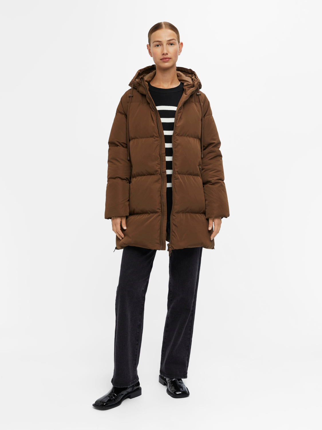 OBJLOUISE Jacket - Dark Earth