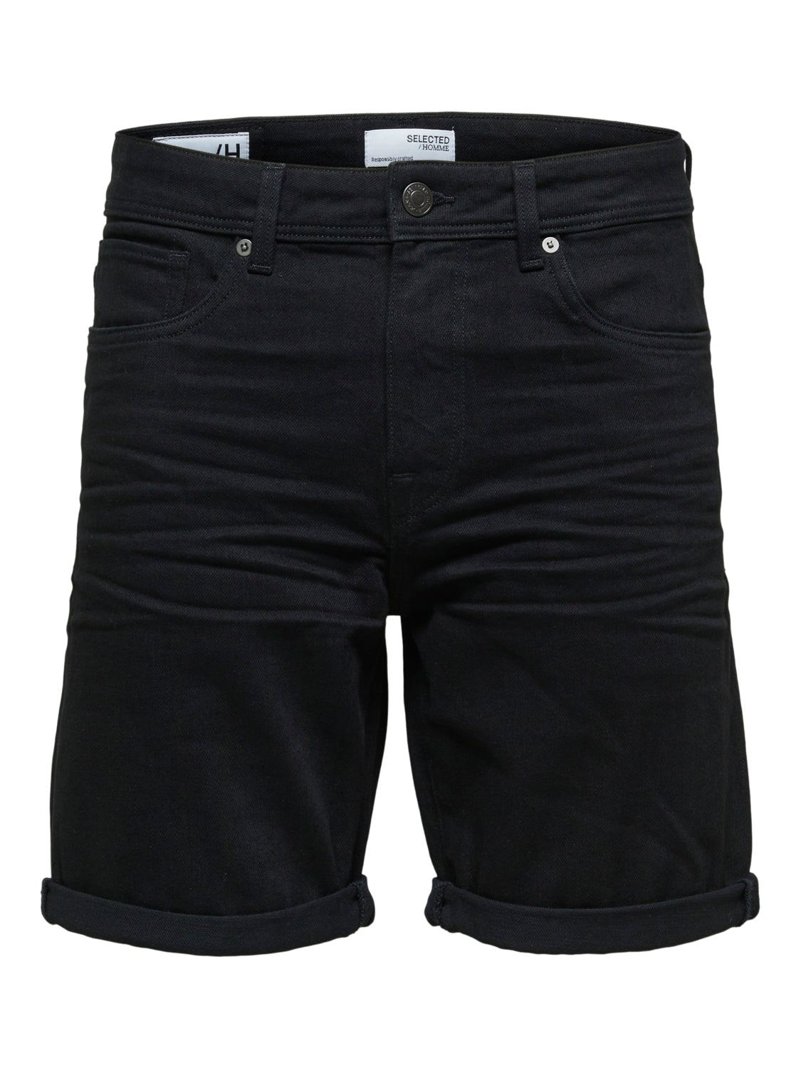 SLHALEX Shorts - Black Denim