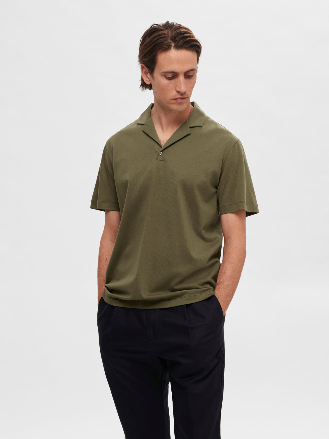 SLHCLAES Polo Shirt - Burnt Olive