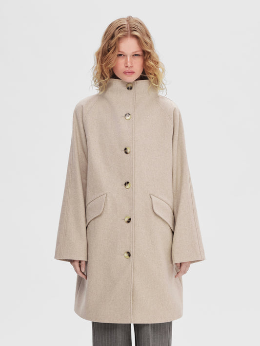 SLFVINNI Coat - Sandshell