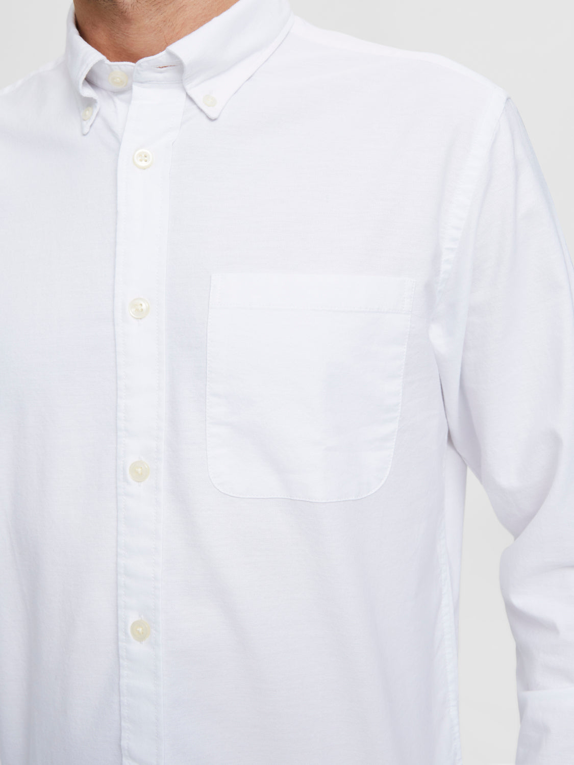 SLHREGRICK-OX Shirts - white
