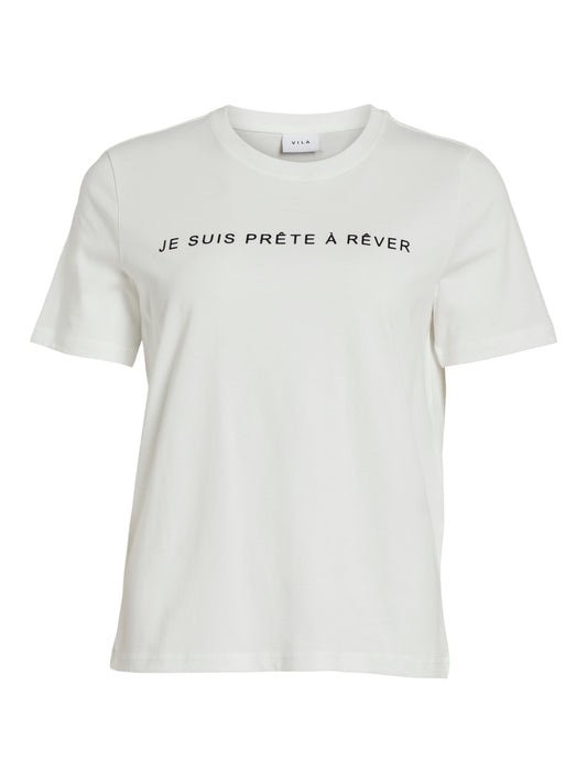 VIFREEDA T-Shirt - Cloud Dancer
