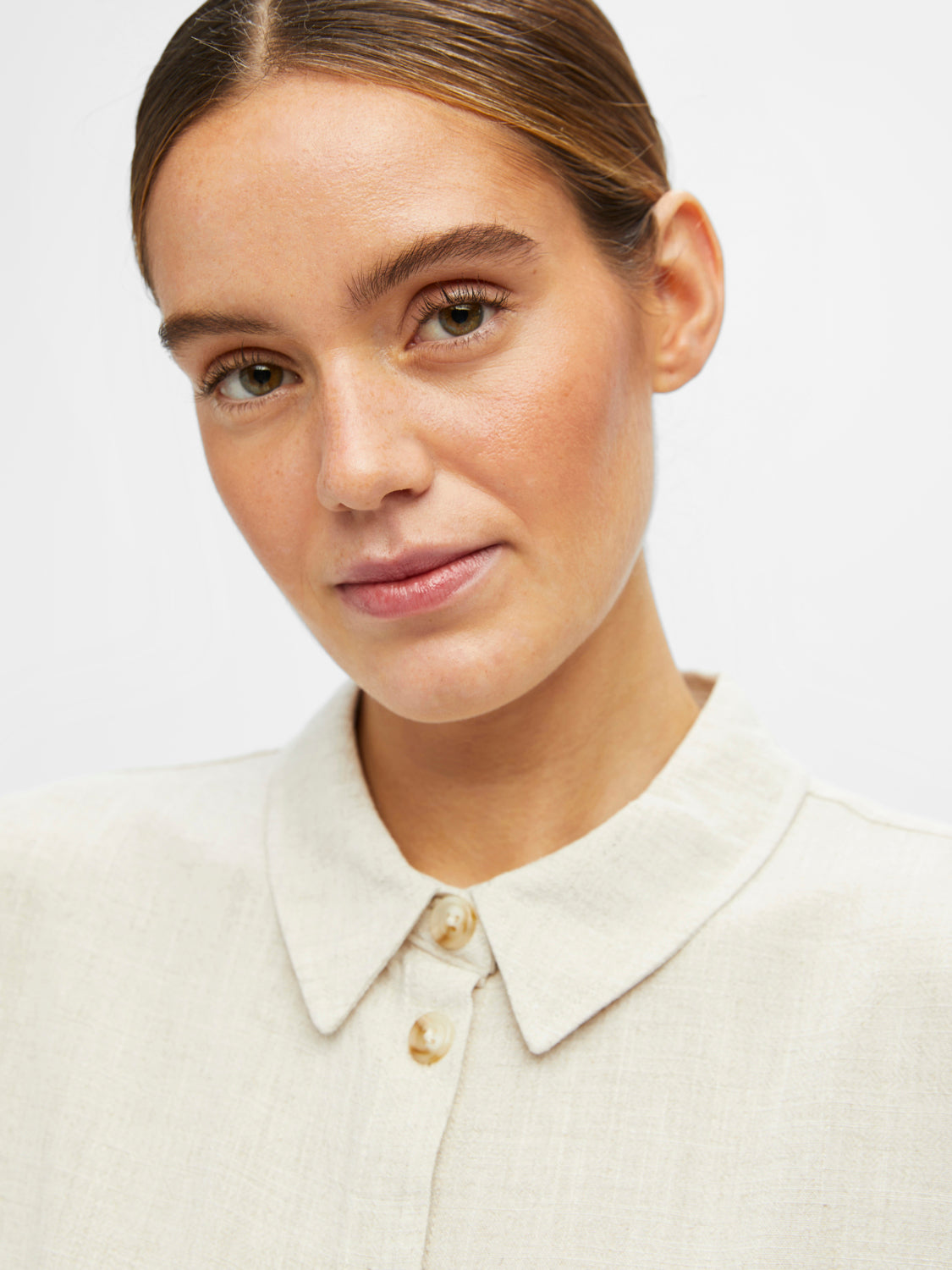 OBJSANNE Shirts - Sandshell