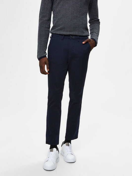 SLHSLIM-MILES Pants - dark sapphire