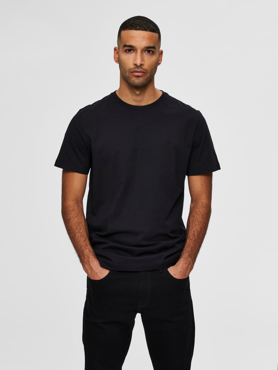 SLHNORMAN180 T-Shirt - black