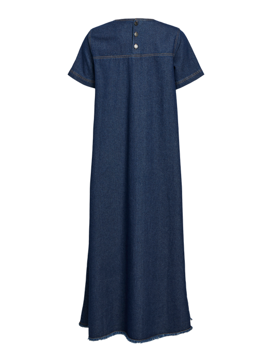 OBJHARLOW Dress - Dark Blue Denim