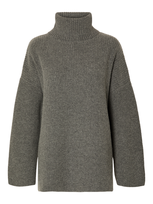 SLFMARY Pullover - Light Grey Melange