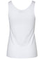 PCSIRENE Tank Top - Bright White