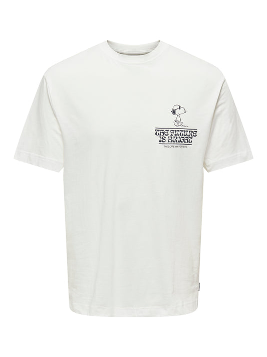 ONSPEANUTS T-Shirt - Cloud Dancer