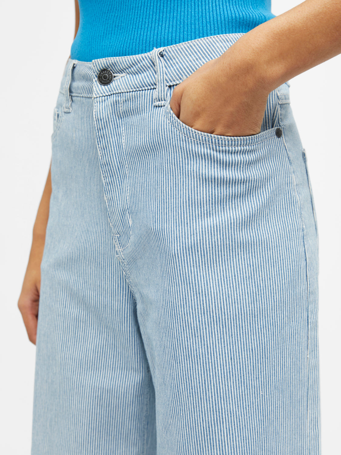 OBJMOJI Jeans - Light Blue Denim