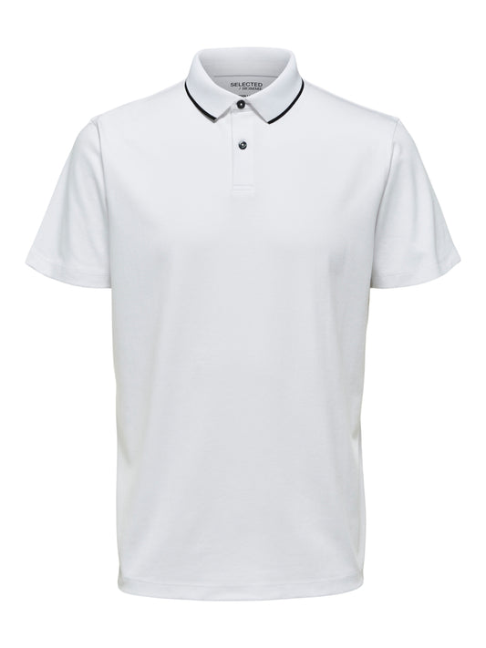 SLHLEROY Polo Shirt - Bright White