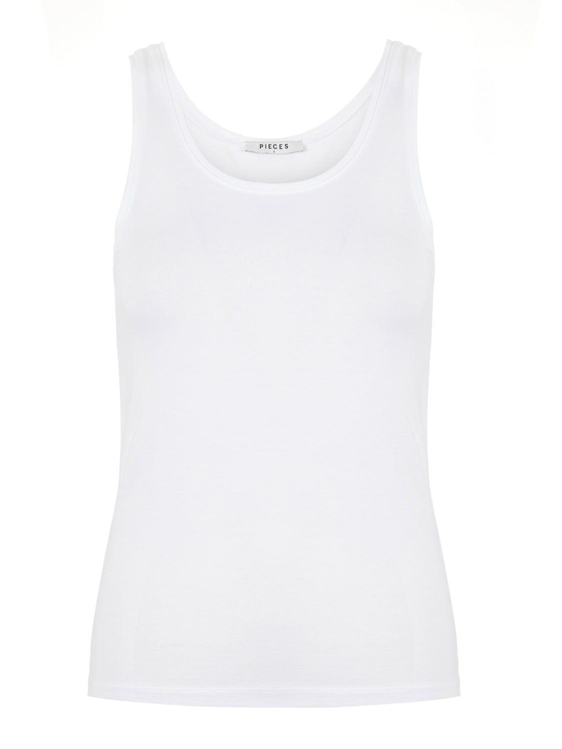 PCSIRENE Tank Top - Bright White