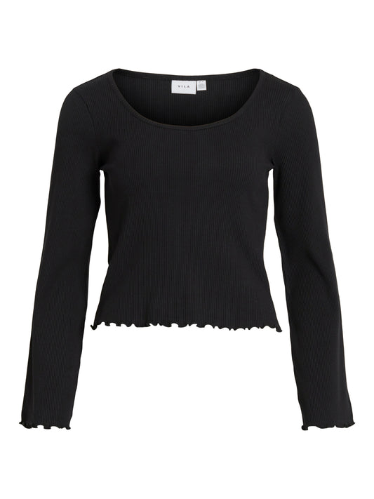 VIABENIA T-Shirts & Tops - Black