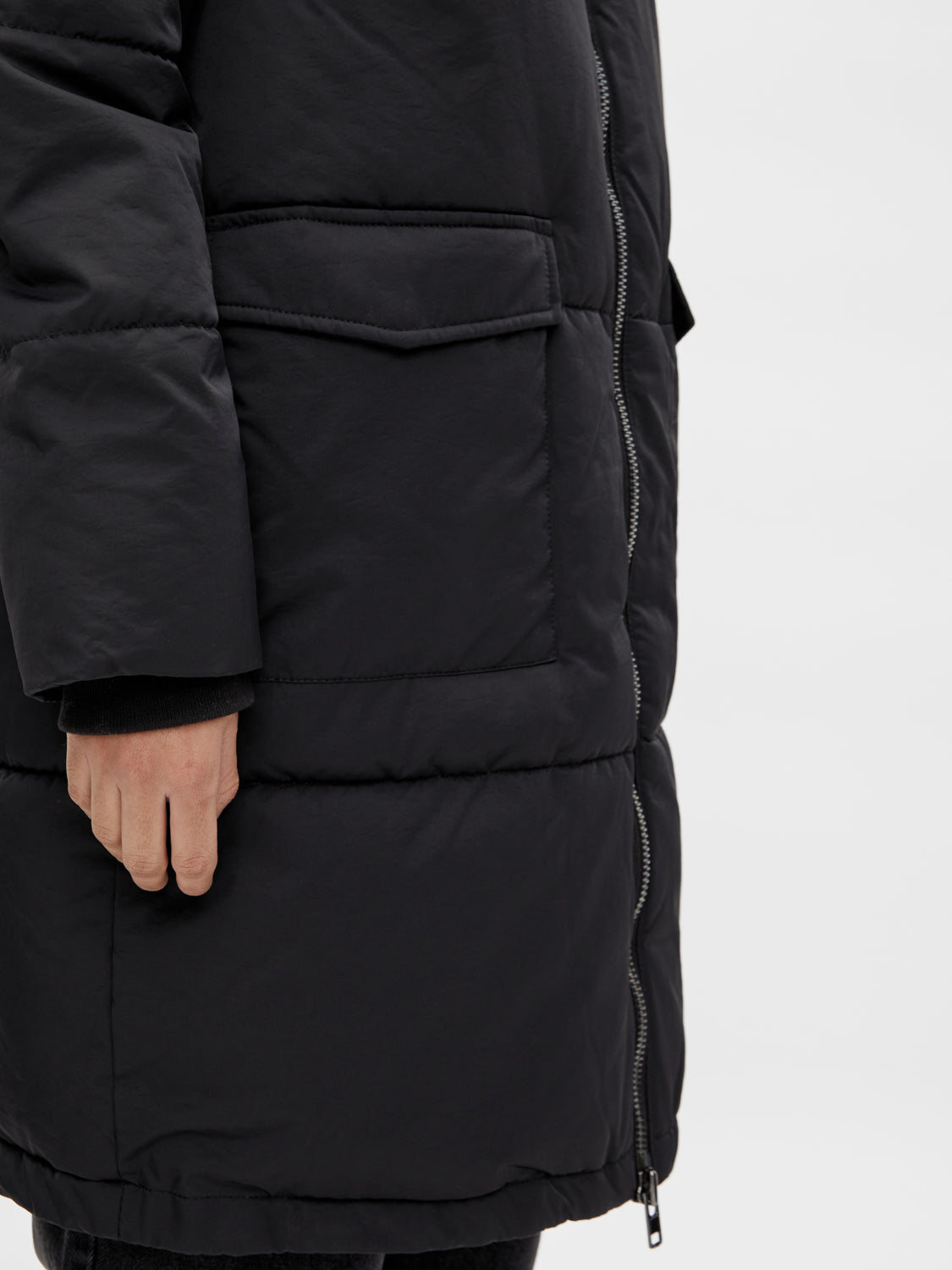 OBJZHANNA Coat - Black