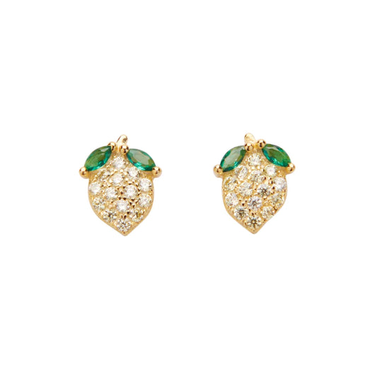 Pico Copenhagen Lemon Crystal Studs