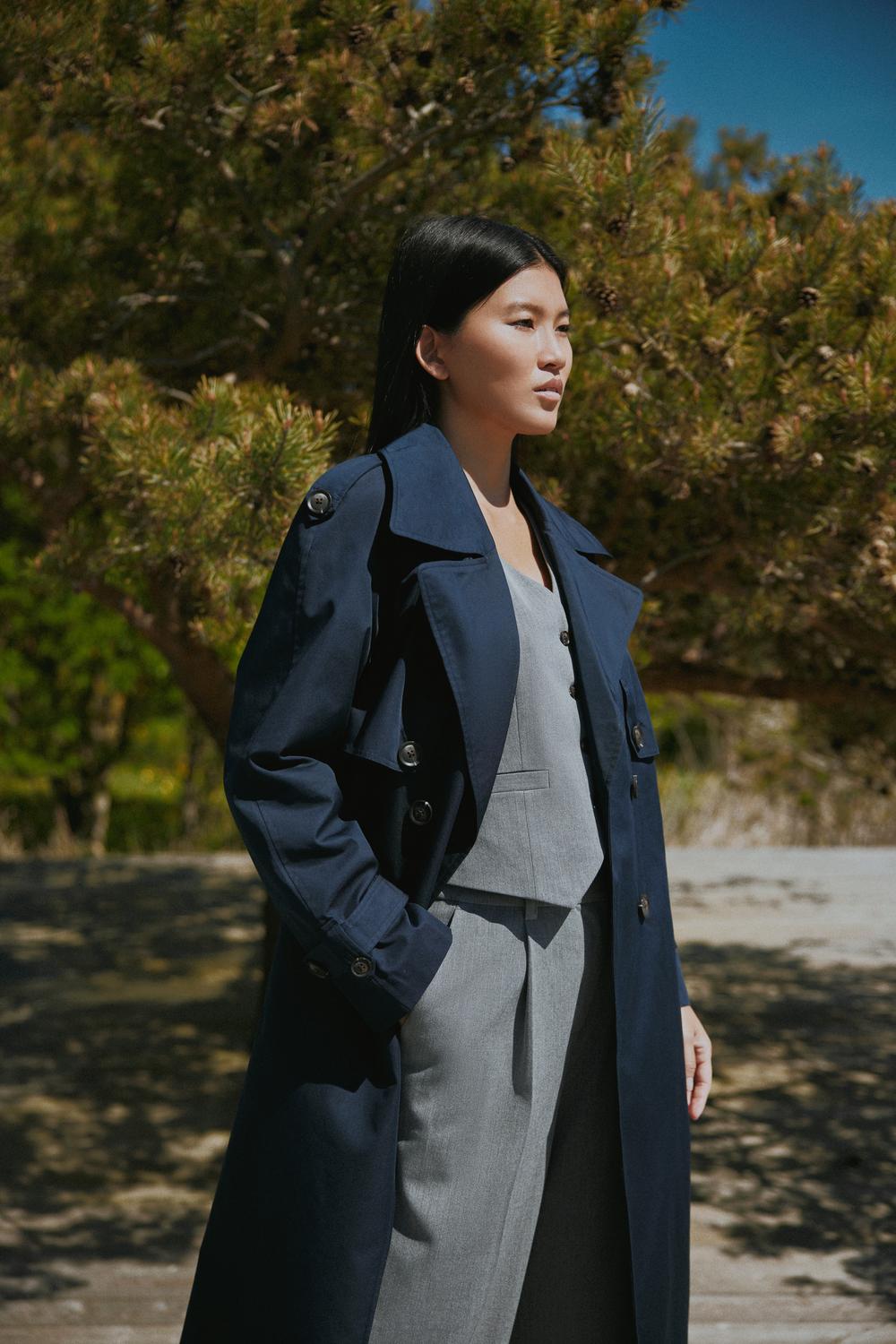 VIRAYA Coat - Sky Captain