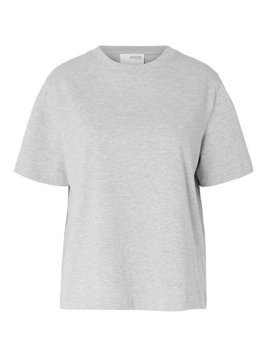 SLFESSENTIAL T-Shirt - Light Grey Melange