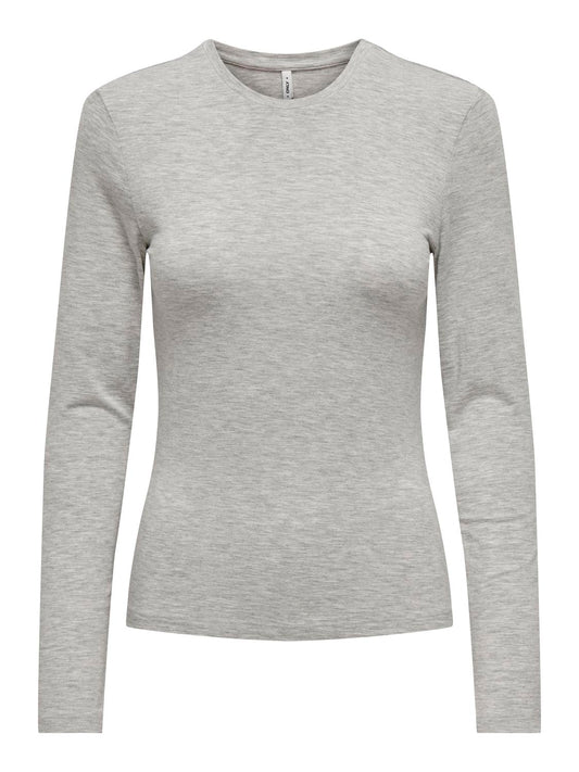 ONLLUNA T-Shirt - Light Grey Melange