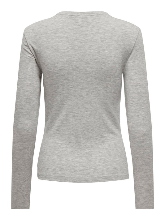 ONLLUNA T-Shirt - Light Grey Melange